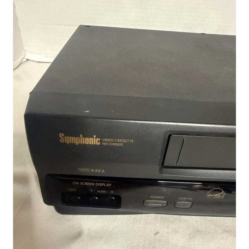 Symphonic VR-69WF VCR VHS Tested Working Video Cassette Movie Player